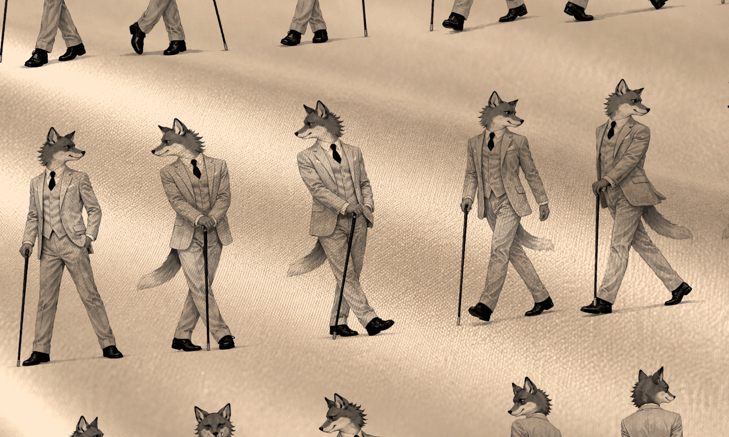 The Fox Who Loved to Dance Silk Scarf