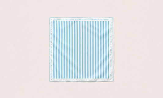 The Deckchair at Llandudno Silk Scarf