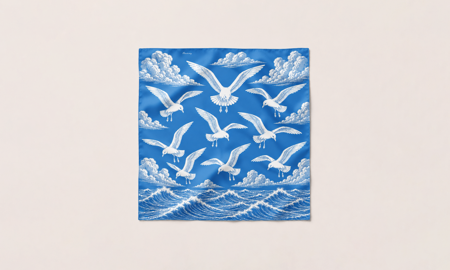 The Gulls Silk Scarf