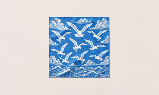 The Gulls Silk Scarf