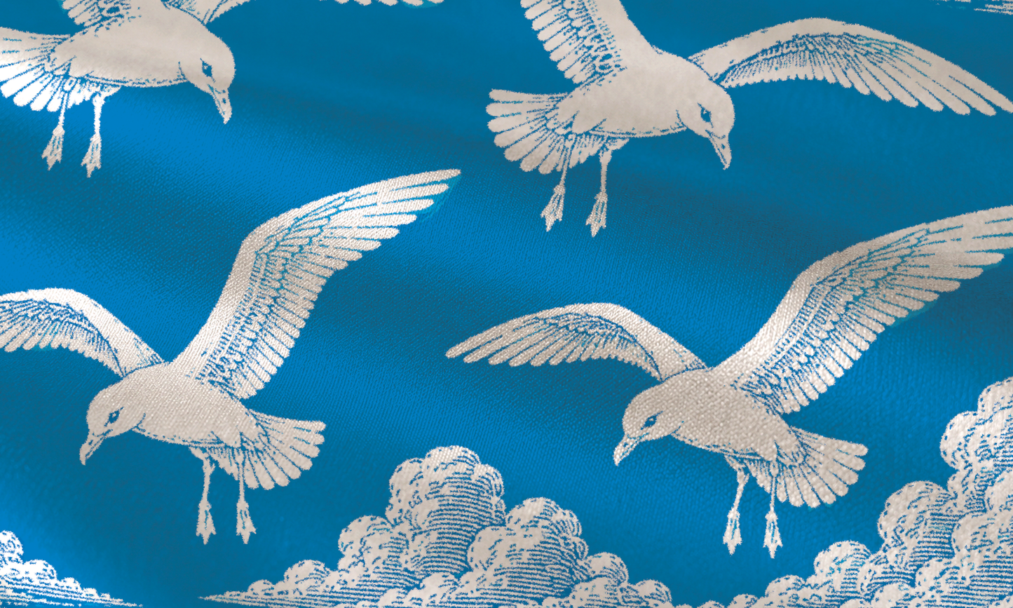 The Gulls Silk Scarf