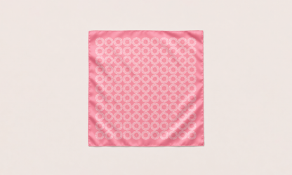 The Powder Pink Jewellery Box Silk Scarf