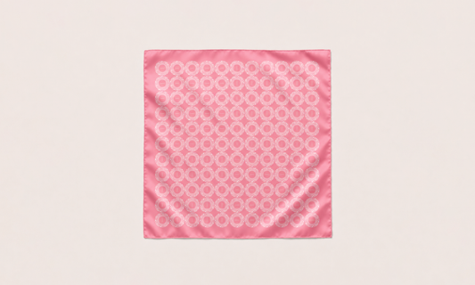 The Powder Pink Jewellery Box Silk Scarf