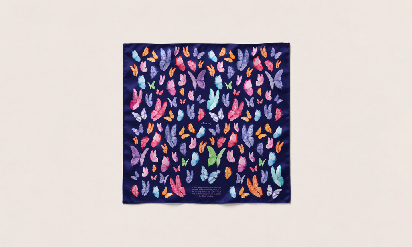 What the Flowers Wait For Silk Scarf