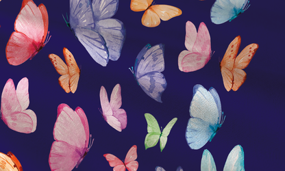 What the Flowers Wait For Silk Scarf artwork by Thackray of England.