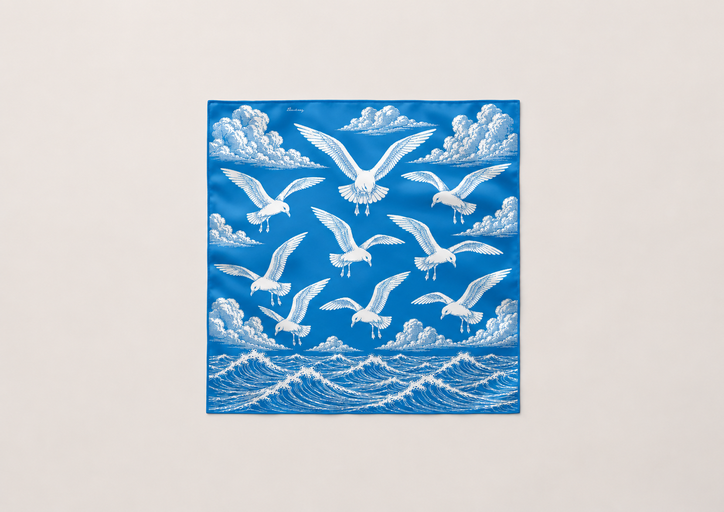 The Gulls Silk Scarf
