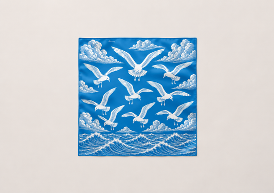 The Gulls Silk Scarf
