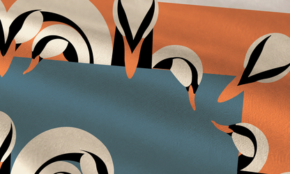 The Swan Beside the Mill Silk Scarf artwork by Thackray of England.